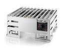 Rosseto Mini-Chef Stainless Steel Warmer Kit with Track Grill Burner Stand and 1 Fuel Holder
