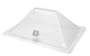 Rosseto Clear Acrylic Extra Large Pyramid Cover with Flip Door for Rectangular Ice Housing, 21 x 15.2 x 8.1 inch