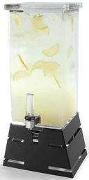 Rosseto Square Beverage Dispenser with Black Matte Pyramid Base, 4 Gallon