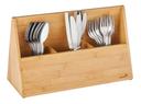 Rosseto Natura Bamboo Cutlery Holder, 15.8 Ã— 6.5 Ã— 9.6 inch