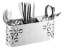 Rosseto Iris Stainless Steel Cutlery Holder, 11.8 x 3.2 x 5.3 inch