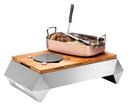Rosseto Diamond Multi-Chef Stainless Steel Frame Only, 26 x 15.75 x 7.5 inch