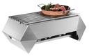 Rosseto Diamond Multi-Chef Stainless Steel Warmer Kit with Grill 3 Fuel Holders and Reversible Burner Stand, 28 x 17 x 9.88 inch