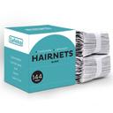 Safeko Black Large Lightweight Hairnet, 144 count -- 3 per case