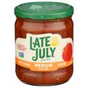 Late July Snacks Medium Salsa Jar, 15.5 Ounce -- 12 per case