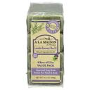 A La Maison Lavender Rosemary Olive Oil Soap Bar, 3.5 Ounce -- 4 per case