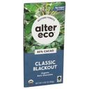 Alter Eco Organic Blackout Dark Chocolate, 2.8 Ounce -- 12 per case.