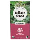 Alter Eco Americas Organic Deep Dark Sea Salt Chocolate, 2.82 Ounce -- 12 per case.