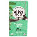 Alter Eco Organic Mint Creme Dark Chocolate Truffle Thins Bar, 2.96 Ounce -- 12 per case