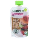Sprout Organic Sweet Potato Apple Spinach Baby Food, 3.5 Ounce Pouch -- 12 per case