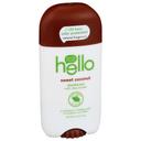 Hello Sweet Coconut with Sea Butter Deodorant, 2.6 Ounce