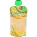 Happy Baby Organics Clearly Crafted Bananas, Pineapple, Avocado and Granola Baby Food for Stage 2 , 4 Ounce -- 16 per case