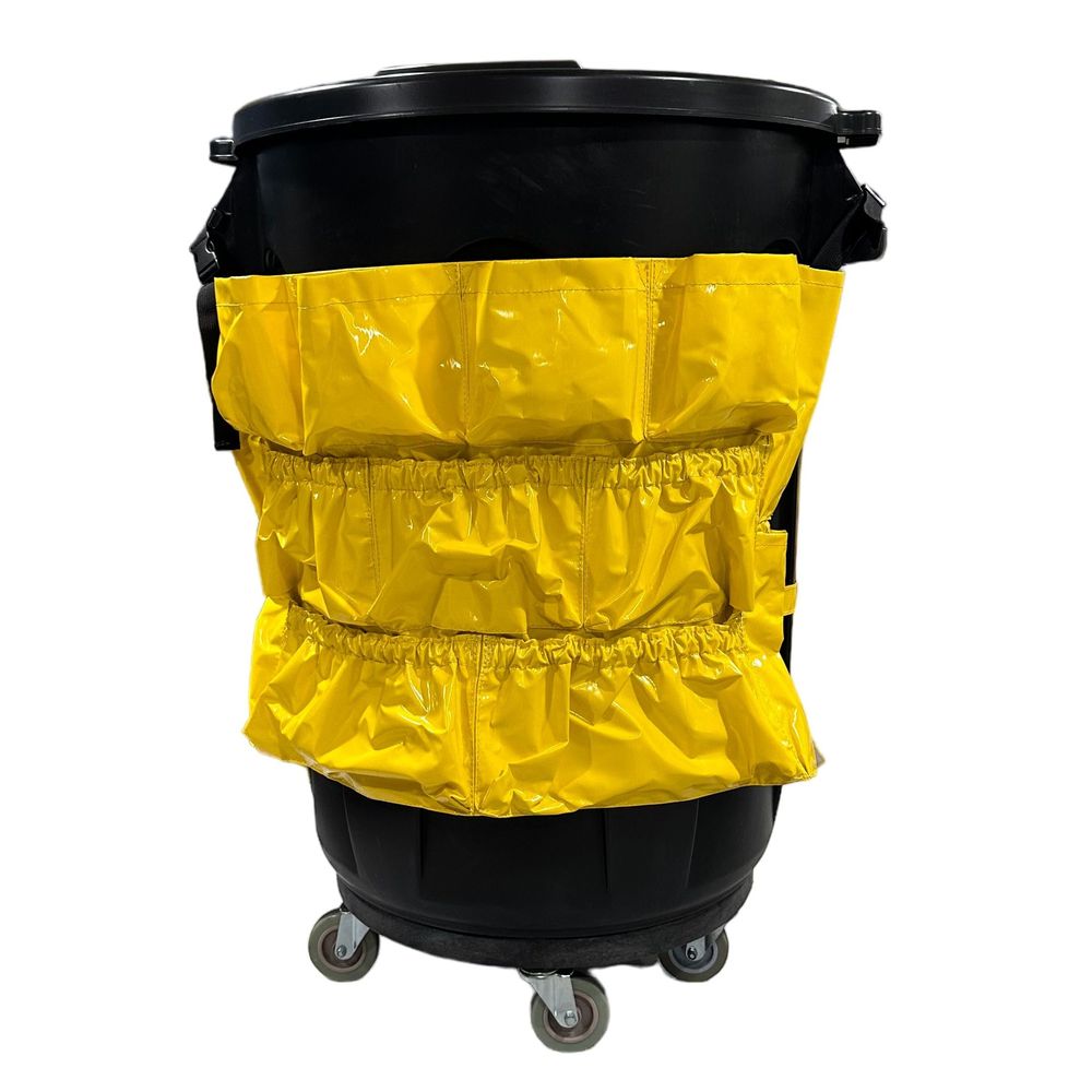 Performance Plus Yellow Caddy Bag for 32 and 44 Gallon Waste Receptacles