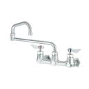 Krowne Diamond Series 8 inch Center Wall Mount Faucet with 18 inch Jointed Spout
