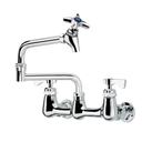 Krowne Royal Series 8 inch Center Wall Mount Pot Filler Faucet with 12 inch Jointed Spout
