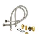Krowne Royal Series Flexible Water Line Kit with Heavy Duty Wall Mounting Kit