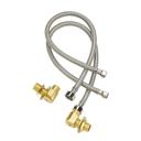 Krowne Royal Series Flexible Water Line Kit with Heavy Duty Wall Mounting Kit