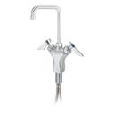 Krowne Diamond Series Single Hole Deck Mount Faucet with 6 inch Double Bend Spout