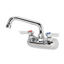 Krowne Silver Series 4 inch Center Wall Mount Faucet with 6 inch Swing Spout