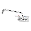 Krowne Silver Series 4 inch Center Wall Mount Faucet with 10 inch Swing Spout