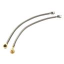 Krowne Royal Series E-Z Install High Volume E-Z Install Flexible Water Line Kit with Stainless Steel Hose, 22 inch Long Water Lines