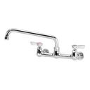 Krowne Silver Series 8 inch Center Wall Mount Faucet with 10 inch Swing Spout