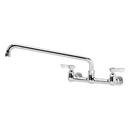 Krowne Silver Series 8 inch Center Wall Mount Faucet with 14 inch Swing Spout