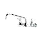 Krowne Royal Series 8 inch Center Wall Mount Faucet with 10 inch Swing Spout