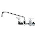 Krowne Royal Series 8 inch Center Wall Mount Faucet with 12 inch Swing Spout