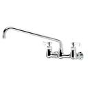 Krowne Royal Series 8 inch Center Wall Mount Faucet with 14 inch Swing Spout