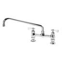 Krowne Royal Series 8 inch Center Raised Deck Mount Faucet with 14 inch Spout