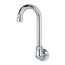 Krowne Royal Series Single Hole Wall Mount Remote Gooseneck Spout, 3.5 inch Wide