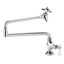 Krowne Royal Series Single Hole Deck Mount Pot Filler Faucet with 24 inch Jointed Spout