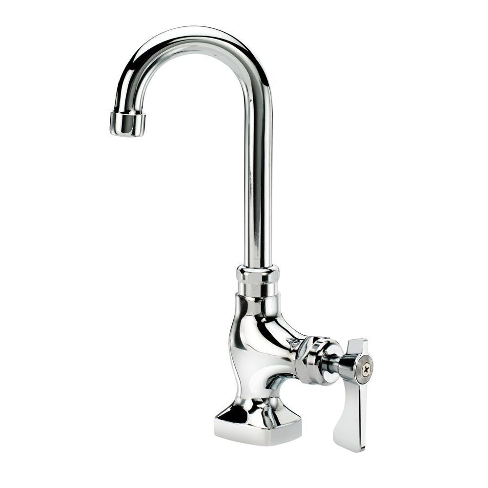 Krowne Royal Series Single Hole Deck Mount Pantry Faucet with 3.5 inch Wide Gooseneck Spout