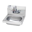 Krowne Hand Sink with Wrist Blade Handles, 17 1/4 x 15 1/4 x 13 inch