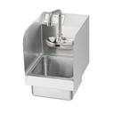 Krowne MiniMax Hand Sink with 4 inch Center Electronic Sensor Faucet and Side Splashes, 9 x 12 x 13 inch