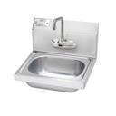 Krowne Hand Sink with 4 inch Center Electronic Sensor Faucet, 16 x 15 x 14 inch