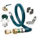 Krowne Gas Connector Complete Kit with One SwivelKing, 1 .25 x 72 inch