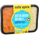 Cafe Spice Butter Chicken Meatballs with Saffron Rice, 16 Ounce -- 6 per case