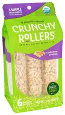 Friendly Grains Organic Cinnamon Churro Puffed Brown Rice Crunchy Rollers, 2.6 Ounce -- 9 per case