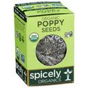 Spicely Organics Poppy Seeds, 0.4 Ounce Box -- 6 per case