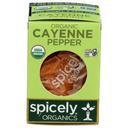 Spicely Organics Cayenne Pepper, 0.45 Ounce Box -- 6 per case