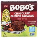 Bobos Chocolate Almond Brownie Oat Bites, 6.5 Ounce -- 6 per case