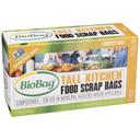 Biobag Tall Kitchen Food Waste Bag, 13 Gallon - 12 per pack -- 12 packs per case.