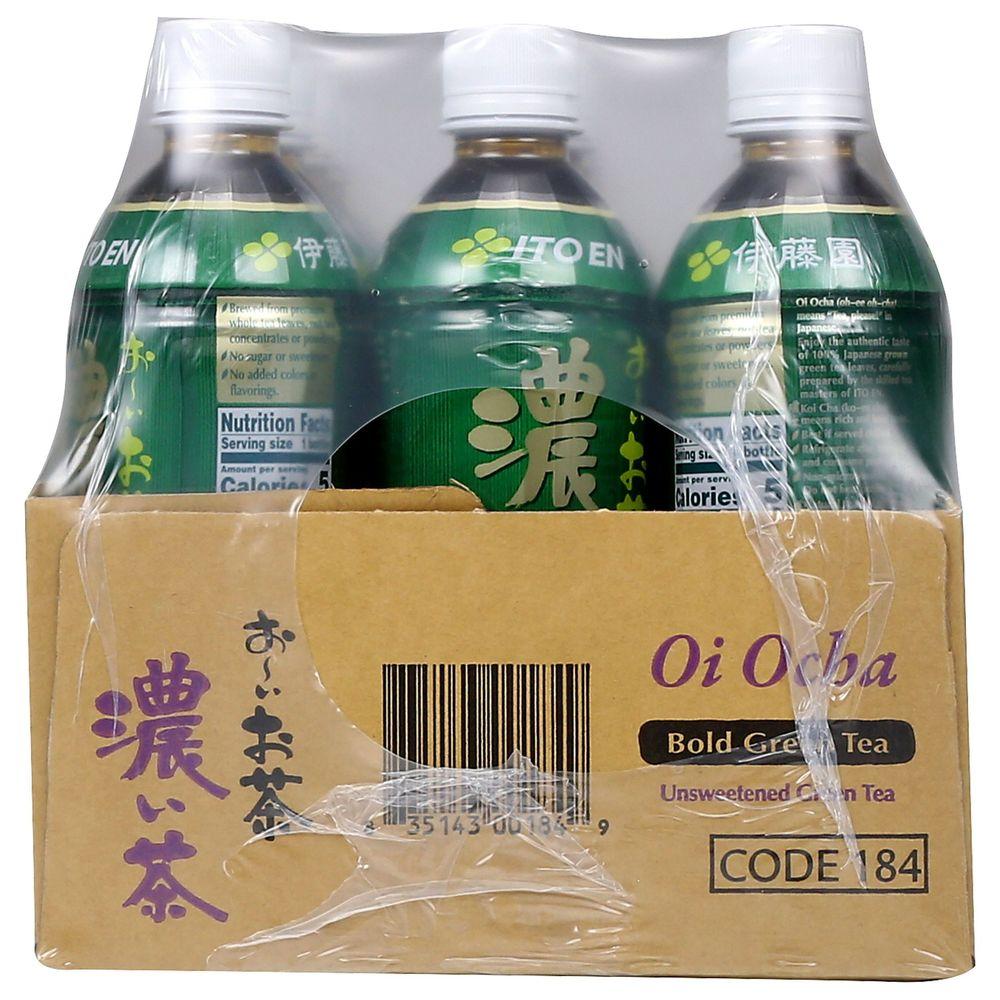 Ito En Oi Ocha Koicha Unsweetened Bold Green Tea, 16.9 Fluid Ounce ...