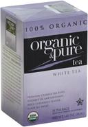 Organic & Pure White Tea, 18 tea bags per pack -- 6 per case