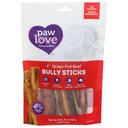 Paw Love Bully Stick 4 inch Dog Treat, 3 Ounce -- 6 per case