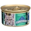 Blue Buffalo Wilderness Duck Recipe Canned Cat Food, 3 Ounce -- 24 per case