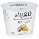 Siggis Mango Passionfruit Icelandic Skyr Low Fat Yogurt, 5.3 Ounce -- 12 per case.