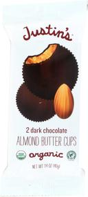 Justins Organic Almond Butter Cup, 1.4 Ounce -- 12 per case